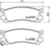 HELLA 8DB 355 021-171 Brake Pad Set, disc brake